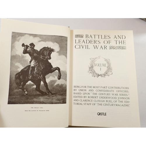 691 - Battles and Leaders of The American Civil War, four volumes published by Castle, New Jersey