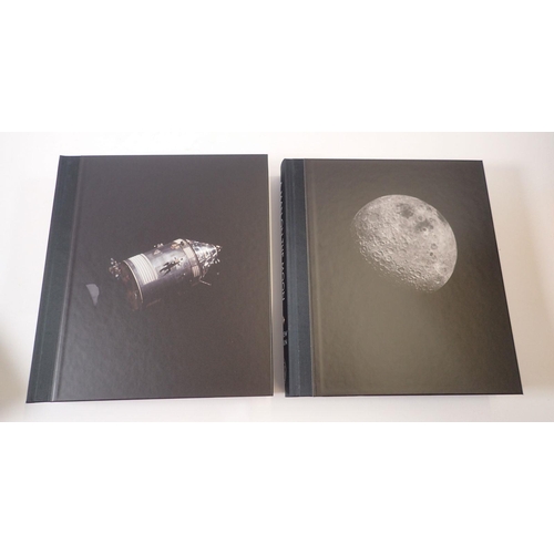 692 - A Man on the Moon by Andrew Chiakin, The Folio Society, two volumes in slip case - fine