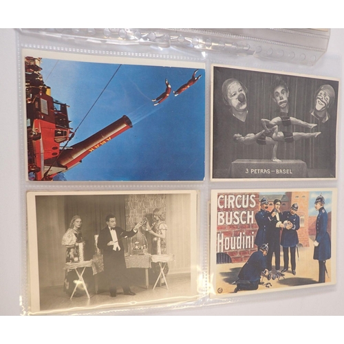 711 - Twenty four circus and fairground postcards