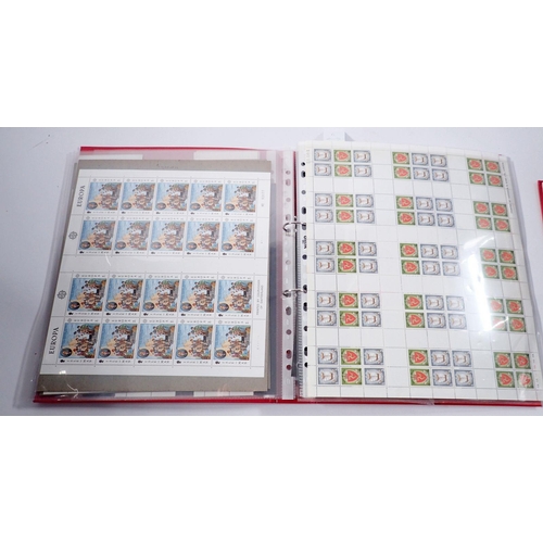 712 - An Isle of Man stamp album and another GB Island based album