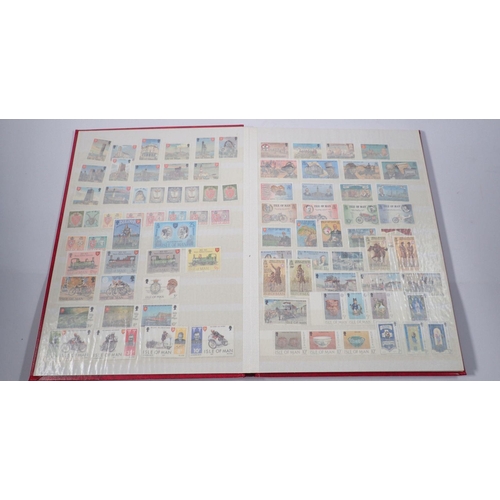 712 - An Isle of Man stamp album and another GB Island based album