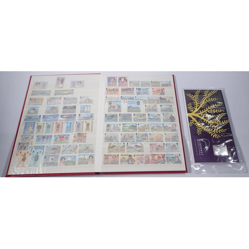 712 - An Isle of Man stamp album and another GB Island based album