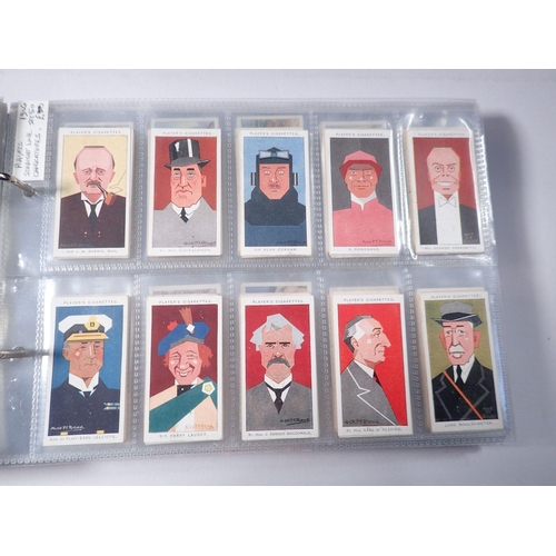 714 - Five albums of various cigarette cards to inlcude: Will Allied Army Leaders, Players Celebrated Gate... 