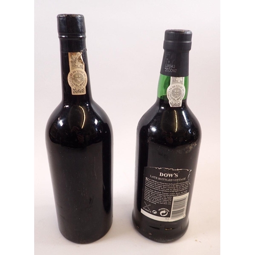 732 - Two bottles of port to include a Dows 1970 vintage port and a Dows 1992 late bottled vintage port