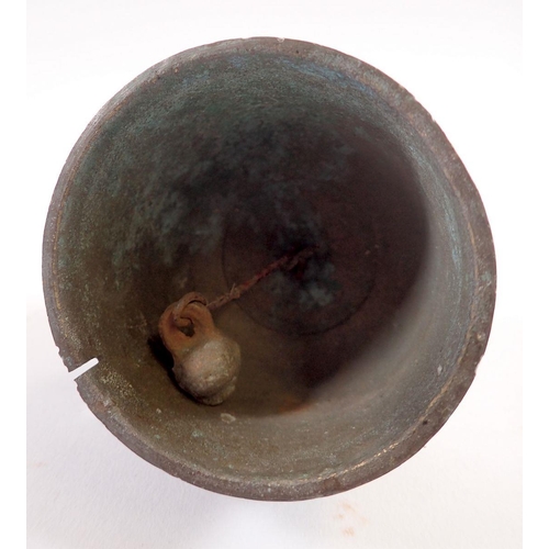 746 - An Indian temple bell, 10cm tall