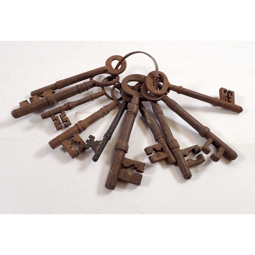 839 - A bunch of large old keys