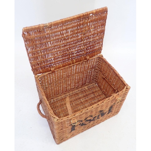 918 - A Fortnum & Mason wicker hamper, 56 x 41cm