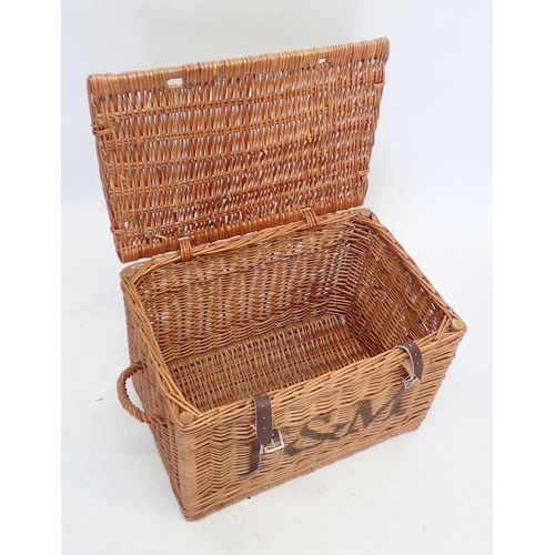 919 - A Fortnum & Mason wicker hamper, 56 x 41cm