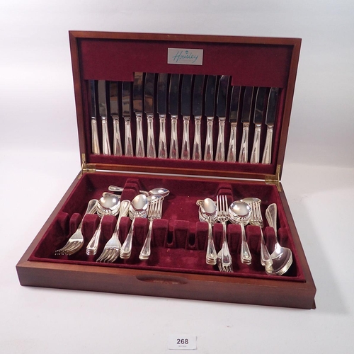 268 - A silver plated Housley cutlery set boxed