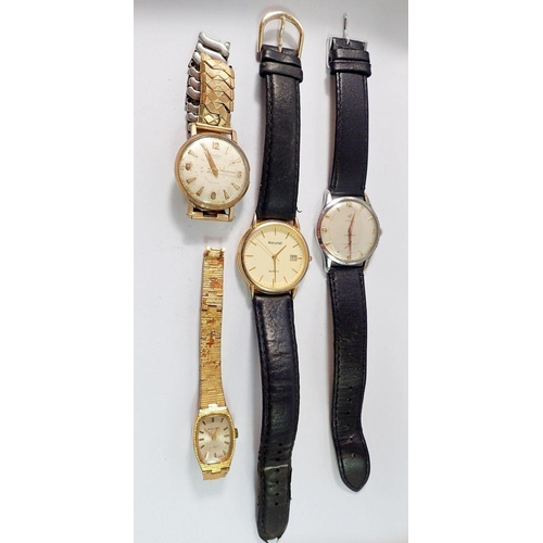 549 - A group of watches including Cyma vintage gents watch