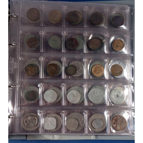 597 - A miscellaneous lot of British and world coinage including fourteen silver content threepence George... 