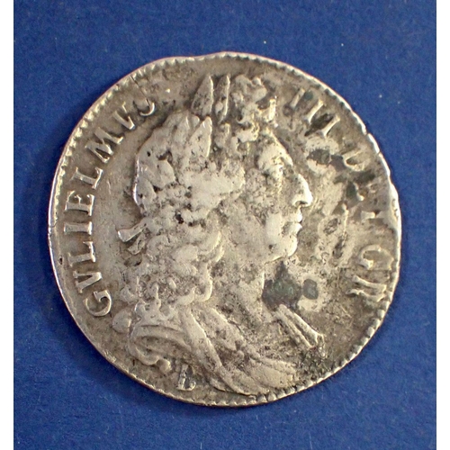 661 - A William III half crown 1696 - Cond: Fair - Fine