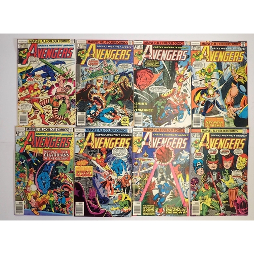 865 - The Avengers Marvel comics 1976-1977 Nos 153 - 169, 17 in total including appearances from Dr Doom, ... 