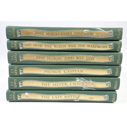 887 - Six Folio Society Narnia books, 1996