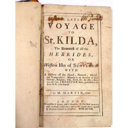 890 - A Late Voyage to St Kilda, The Remotest of all the Hebrides by M Martin, 1698