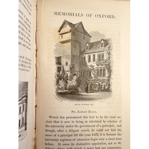 902 - Memorials of Oxford by James Ingram, three volumes