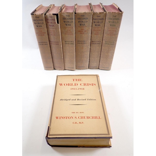 480 - Winston Churchill - The Second World War in 6 volumes complete dating from 1948 together with The Wo... 