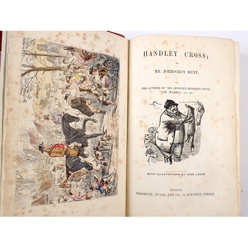 594 - Handley Cross of Mr Jorrock's Hunt illustrated by John Leech published by Bradbury Evans Whitefriars... 