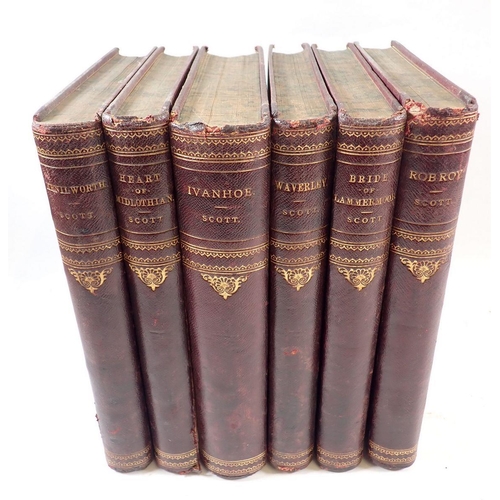 602 - A set of six books by Sir Walter Scott