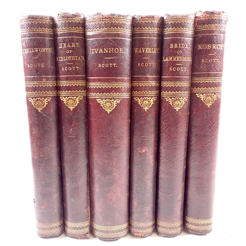 602 - A set of six books by Sir Walter Scott