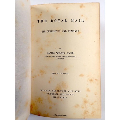 609 - The Royal Mail by J Wilson Hyde together with two Stanley Gibbons catalogues, 1954-1956