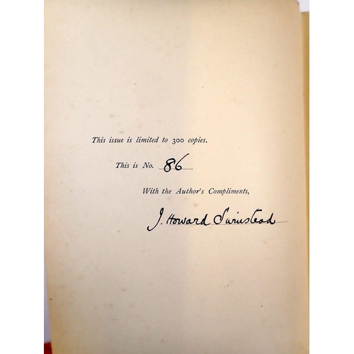 610 - A Parish on Wheels, Rev J Howard Swinstead, signed and limited copy, No 86 of 300 1897 photo illustr... 