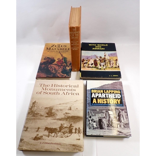 621 - With Shield and Assegai by J Small together with four other Zulu related titles