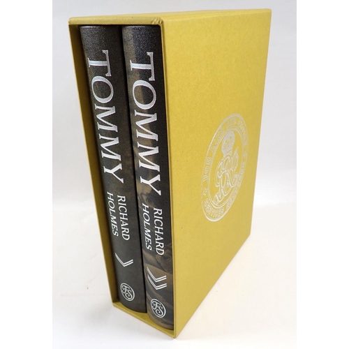 631 - Tommy by Richard Holmes, two volumes in slip case, The Folio Society - VGC