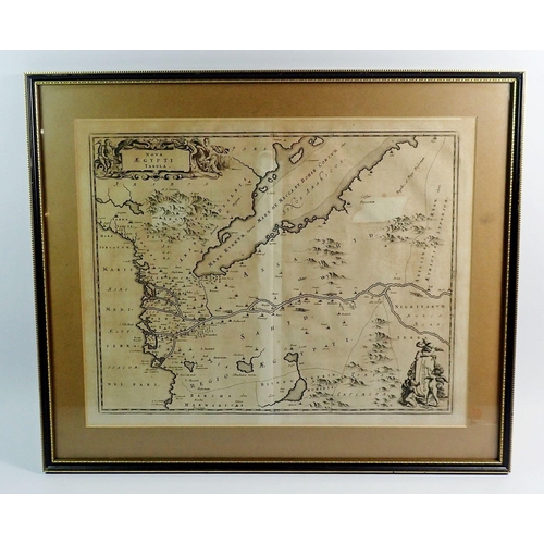 651 - Offert Dapper - 17th century map of Egypt and the Gulf, 31 x 38cm