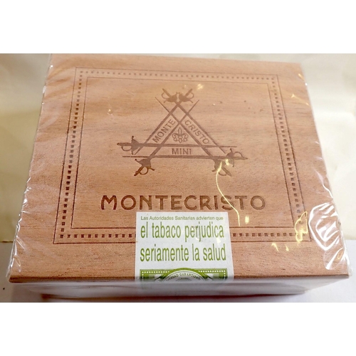 732 - A part box of Partayas Habana cigars (x10) with Monte Cristo Habana part box of 7 cigars together wi... 