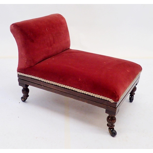 970 - A Victorian gout stool