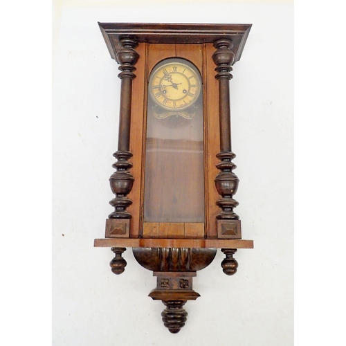 997 - A Victorian Vienna style wall clock