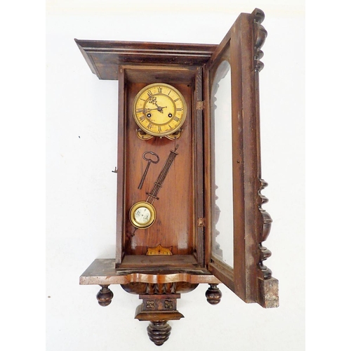 997 - A Victorian Vienna style wall clock