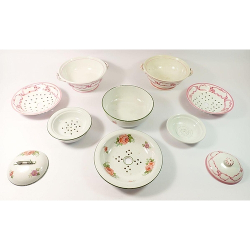 23 - Five various Victorian soap dishes