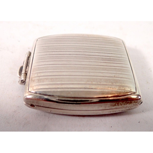 344 - A silver cased watch, 3.5cm wide