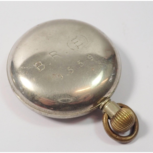 648 - A Railway guards pocket watch by Selex and a gold plated Smiths pocket watch