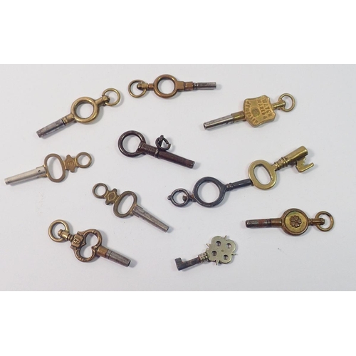 651 - A group of watch keys