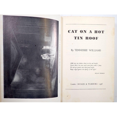 741 - Cat on a Hot Tin Roof by Tennessee Williams,  Secker and Warburg 1956 together with a Penguin play o... 