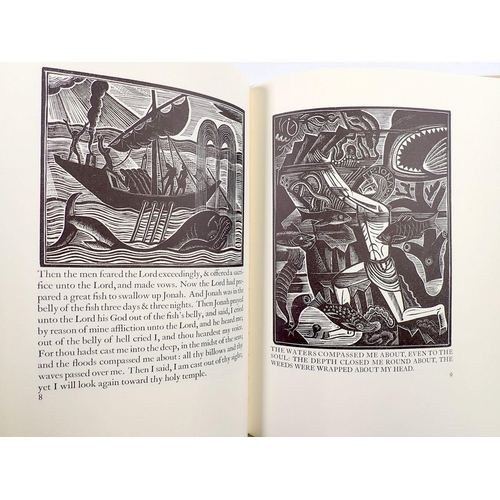 754 - The Book of Jonah with engravings on wood by David Jones published by The Folio Society, a copy of t... 