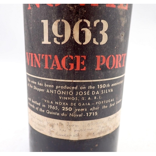 795 - A vintage Quinta do Noval 1963 vintage port