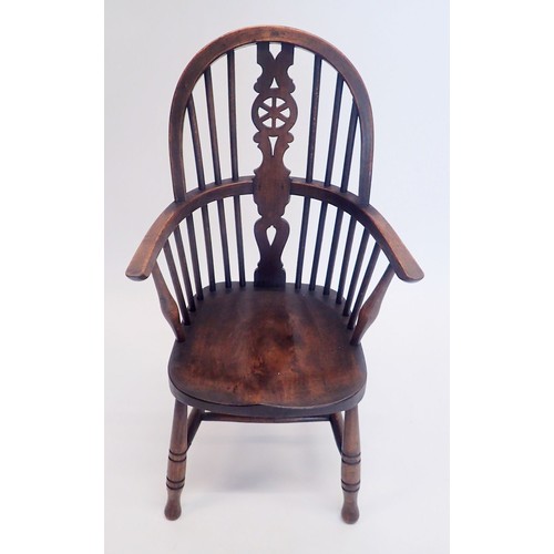 1297 - A 19th century Windsor child's chair