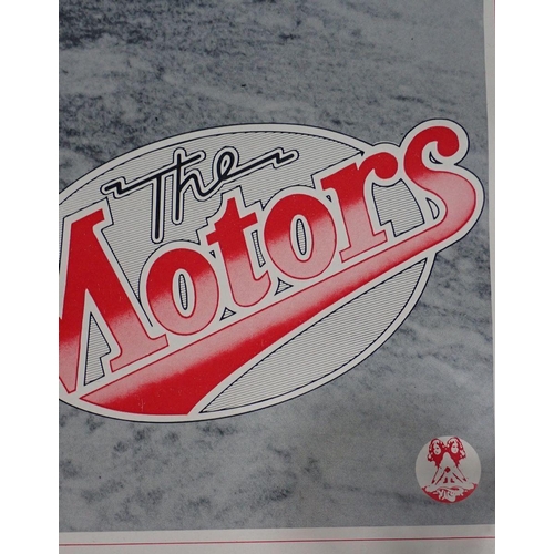 1059 - A set of three original vintage The Motors 1977 debut album promotional posters, 58 x 41cm