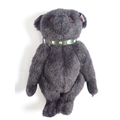 1263 - A Steiff limited edition black Alpaca bear Jack with box and certificate, bag not sealed