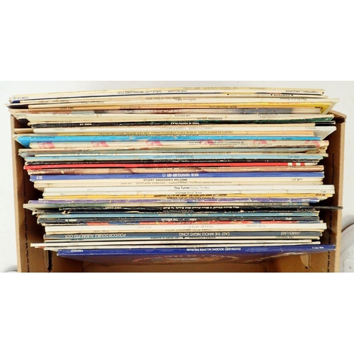 1277 - A box of pop and rock records including Barbara Streisand, Status Quo, Tina Turner etc.