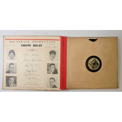 1280 - A boxed set of 78 rpm records for Show Boat