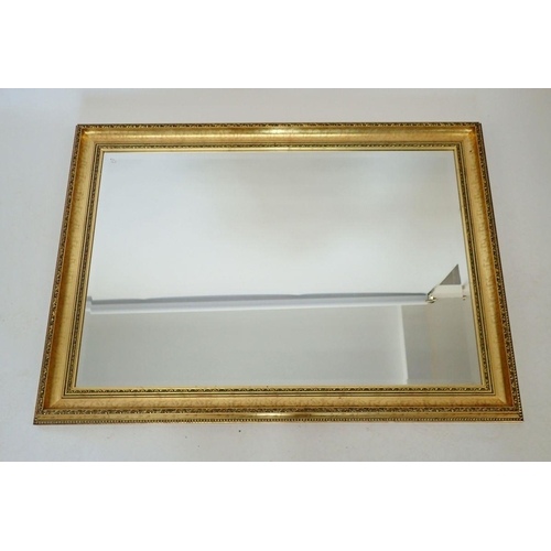 1460 - A large gilt frame mirror, 77 x 106cm