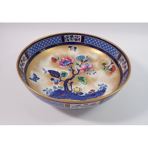 64 - A Losol Ware bowl, 26cm diameter