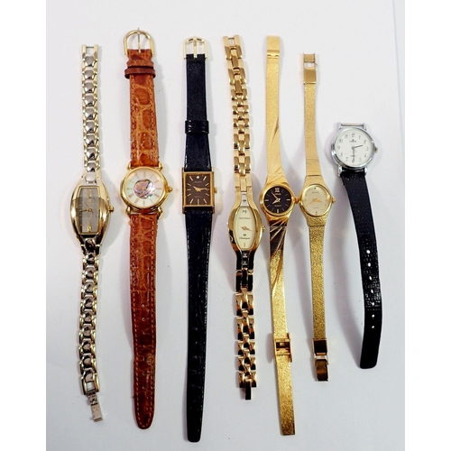 754 - A group of ladies wristwatches including Sekonda, Accurist etc.