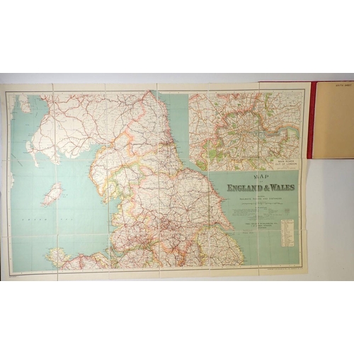 773 - A large folding map of England and Wales across two sheets, North and South