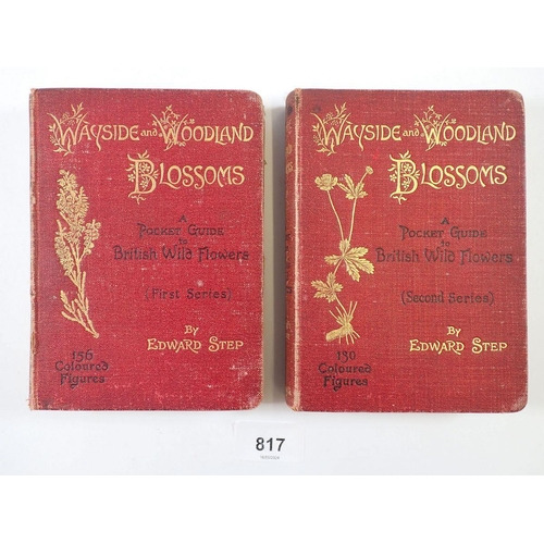 817 - Wayside and Woodland Blossoms by Edward Step, first and second series dated 1896